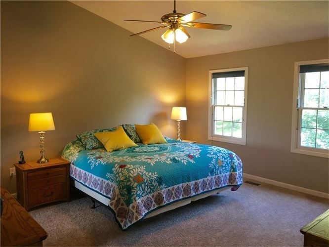 Painted hallway with crisp trim work